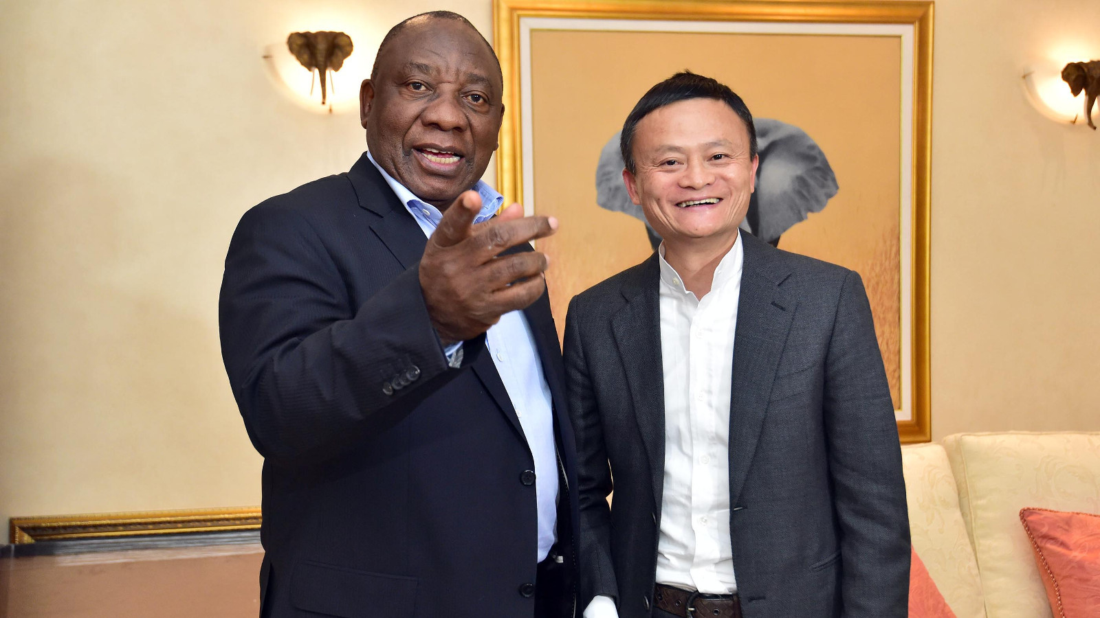 Featured image: President Cyril Ramaphosa receiving a courtesy call from Mr Jack Ma, founder of the Alibaba Group (GovernmentZA via Flickr)