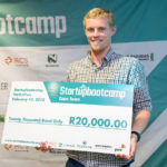 Thomas Bartleman from TinyLoop, the winner of the Startupbootcamp Cape Town water-saving Hackathon