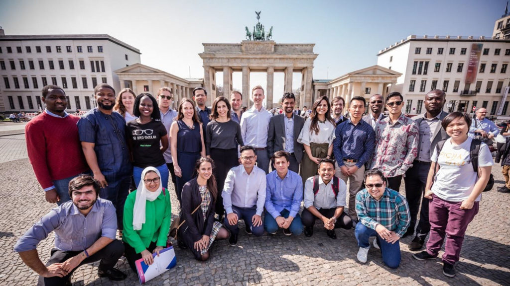 Featured image: The Westerwelle Young Founders Spring 2018 cohort (Photo by DieOffeneBlende / Supplied)