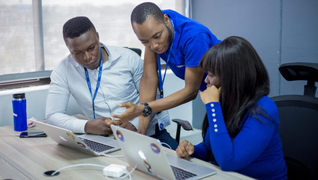 Featured image: Andela software developers in training (Supplied)