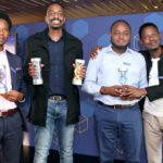 Featured image (from left to right): Winners of Visa's Everywhere Initiative in Sub Saharan Africa, Jerry Oche founder and CEO of Zowasel, Eric Thimba, co-founder and CEO of Mookh Africa and Mofehintolu Olaogun, CEO of CredPal (Supplied)