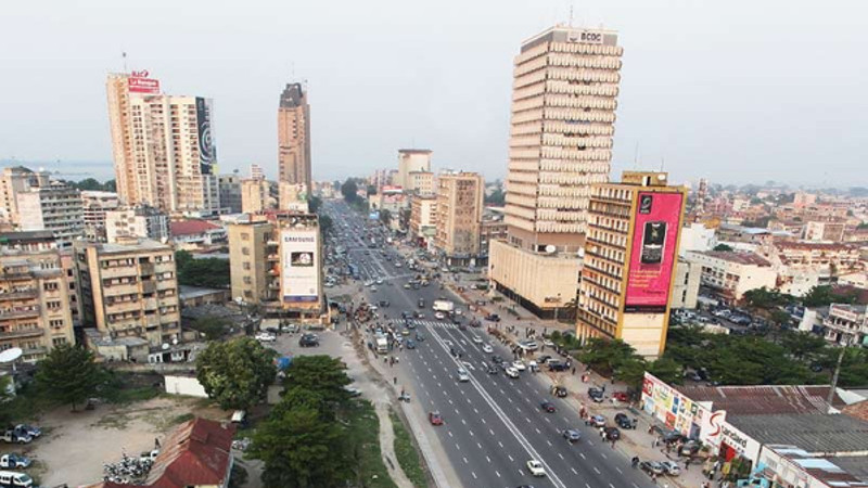 Featured image: Kinshasa central business district in 2017 (Andy Woodfield via Twitter)