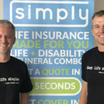 Featured image (from left to right): Simply Financial Services founders head of product and Analytics Simon Nicholson and CEO Anthony Miller (Supplied)