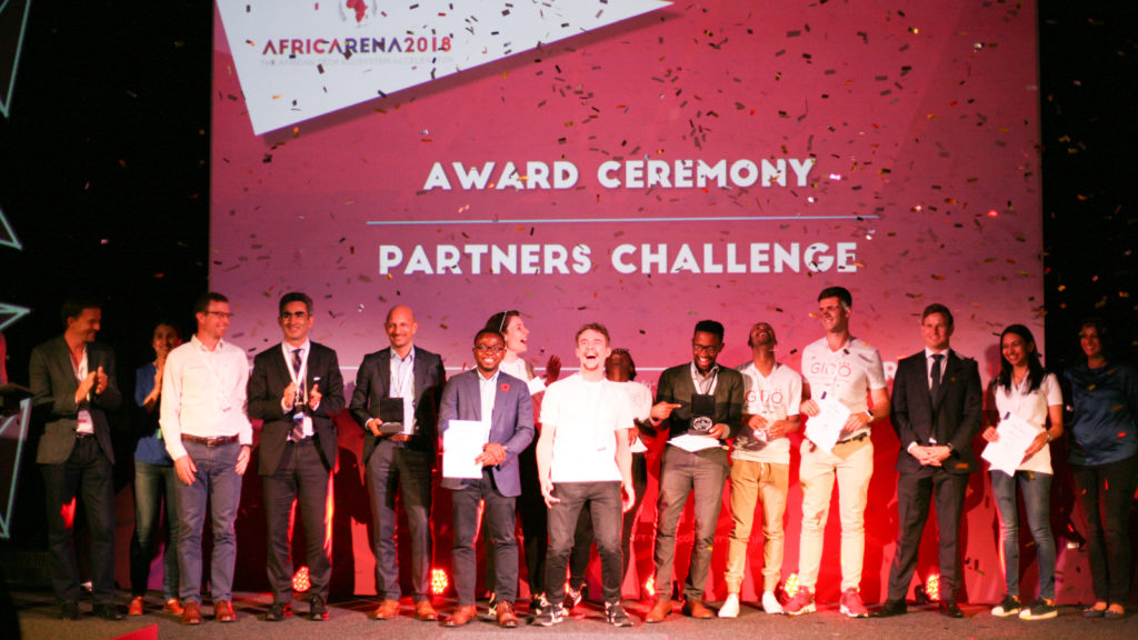 Featured image: AfricArena 2018 partner challenge winners (Supplied)