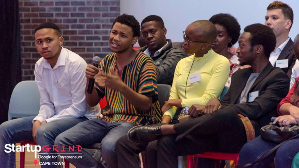 Featured image: Part of the audience at a Startup Grind Cape Town event held last month (Startup Grind Cape Town via Facebook)