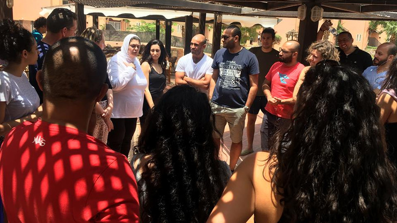 Featured image: Part of the community of ecosystem stakeholders involved in the creation of The Startup Manifesto at the Dome Marina Hotel and Resort in Suez, Egypt in May this year (Rise Up via Facebook)