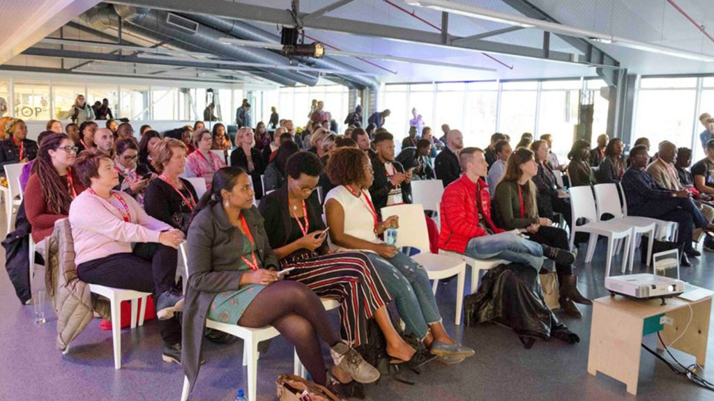 Featured image: Members of the audience at a Startup Grind Cape Town event last month (Startup Grind Cape Town via Facebook