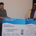 Featured image (left to right): Franc Group CEO Thomas Brennan and Hybr partner Vuyisa Qabaka at the Seedstars SA finals held at Seedspace Cape Town