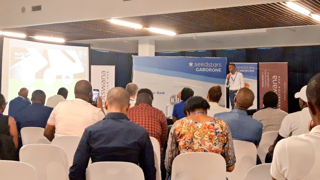Featured image: Part of the crowd at last Friday's Seedstars Gaborone pitch event (Tirelo Ramasedi via Twitter)
