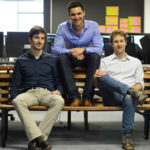 Featured image (From left to right ): WhereIsMyTransport founders Chris King, Devin de Vries and Dave New (Supplied)