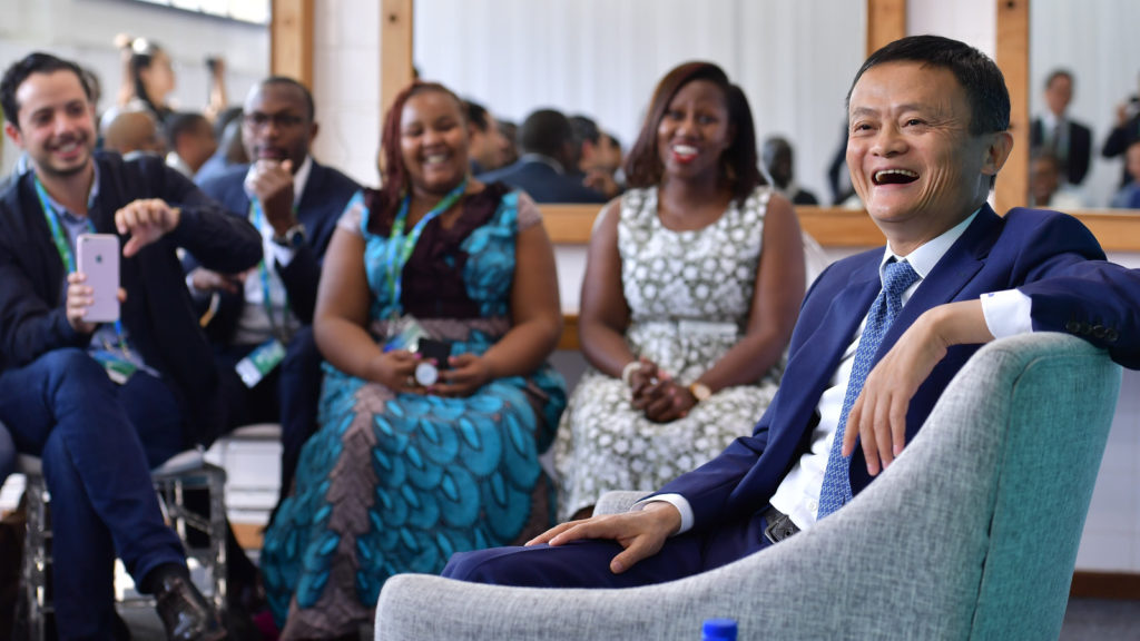 Featured image: Alibaba Group chairperson Jack Ma engages with entrepreneurs from across Africa during the launch of the Africa Netpreneur Prize Initiative in Johannesburg in 2018 (Supplied)