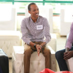 Featured image, left to right: Alibaba Group Chairman Jack Ma speaks with Eneza Education co-founder Kago Kagichiri and Herdy CEO Derrick Muturi at Nailab during his maiden visit to Africa last year.