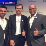 Featured image, left to right: VivaTech co-founder Vincent Viollain, AfricArena CEO Christophe Viarnaud and Digital Africa president Karim Sy (Supplied)