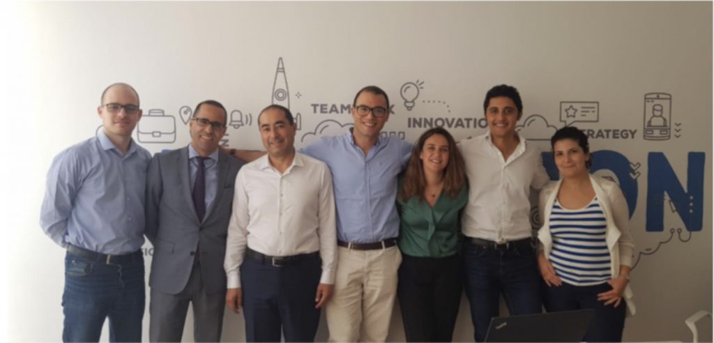 Featured image: The SEAF Morocco team with SOS CEO and founder Bachir Benslimane and counsels (SEAF)