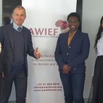 Featured image, left to right: Sporatech head Karin Jacobs, Dutch Consul General Sebastiaan Messerschmidt, Awief founder and CEO Irene Ochem, Nematech's Tiisetso Lephoto and Vida Pharmaceuticals' Patricia Mathivha (Awief via Facebook)