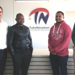 Featured image, left to right: Invoke Analytics CEO Dawie Diamond, Software engineer Takalani Sigama, UX and UI engineer Keanan Jones and COO Herman Carstens (Supplied)