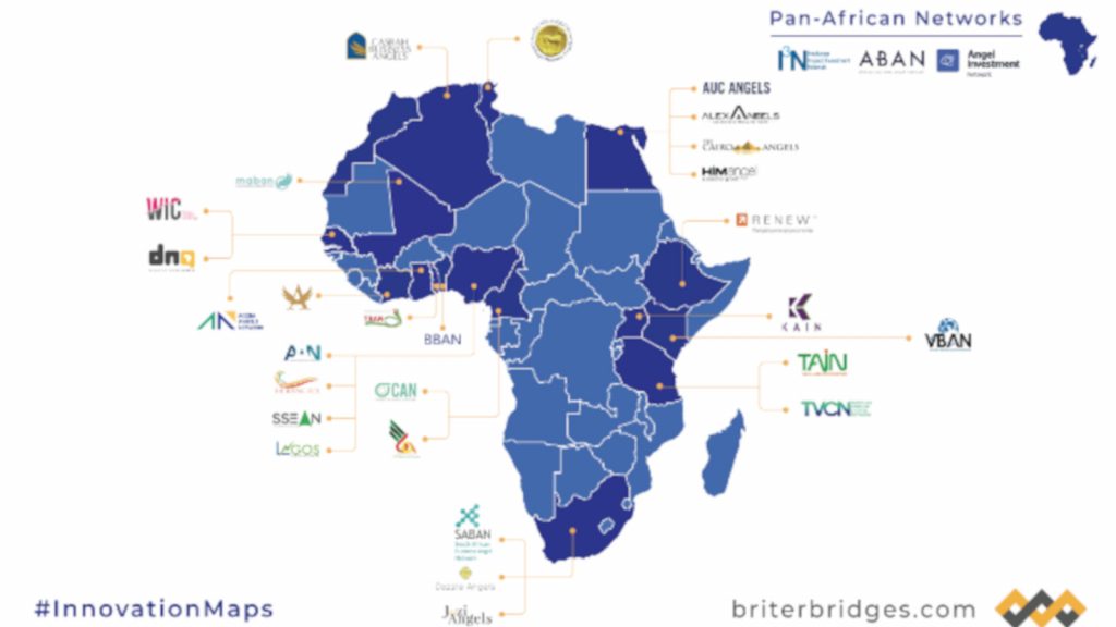 Read more: Screenshot of main African angels networks (Briter Bridges)