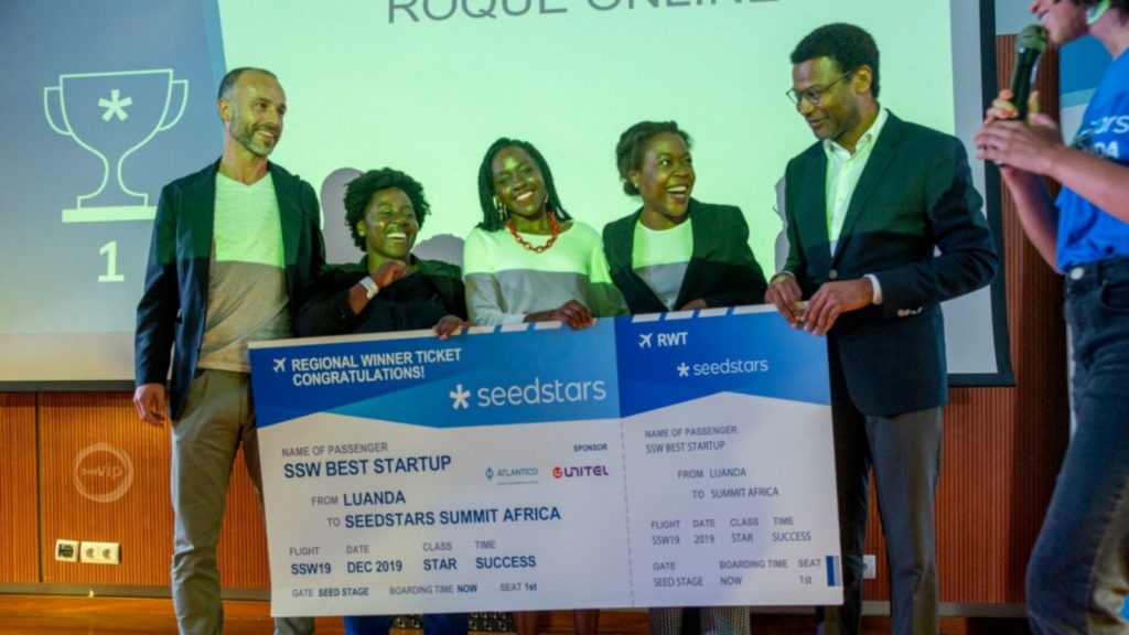 Featured image: Roque Online team at Seedstars Luanda (Seedstars)