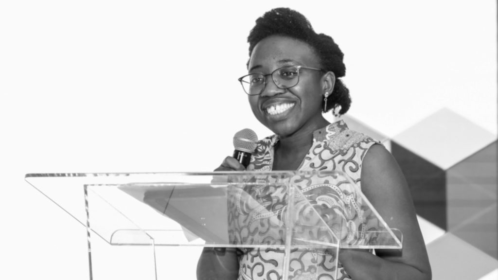 Featured image: Anzisha deputy director Melissa Mbazo-Ekpenyong speaking at the Anzisha Prize Forum (Supplied)