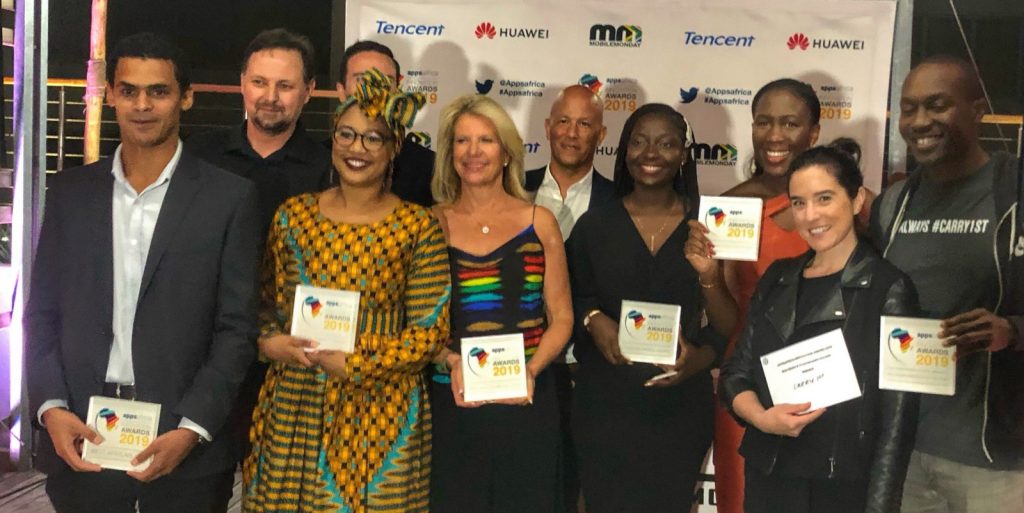Featured image: Some of the 2019 AppsAfrica Innovation Awards winners (Supplied)