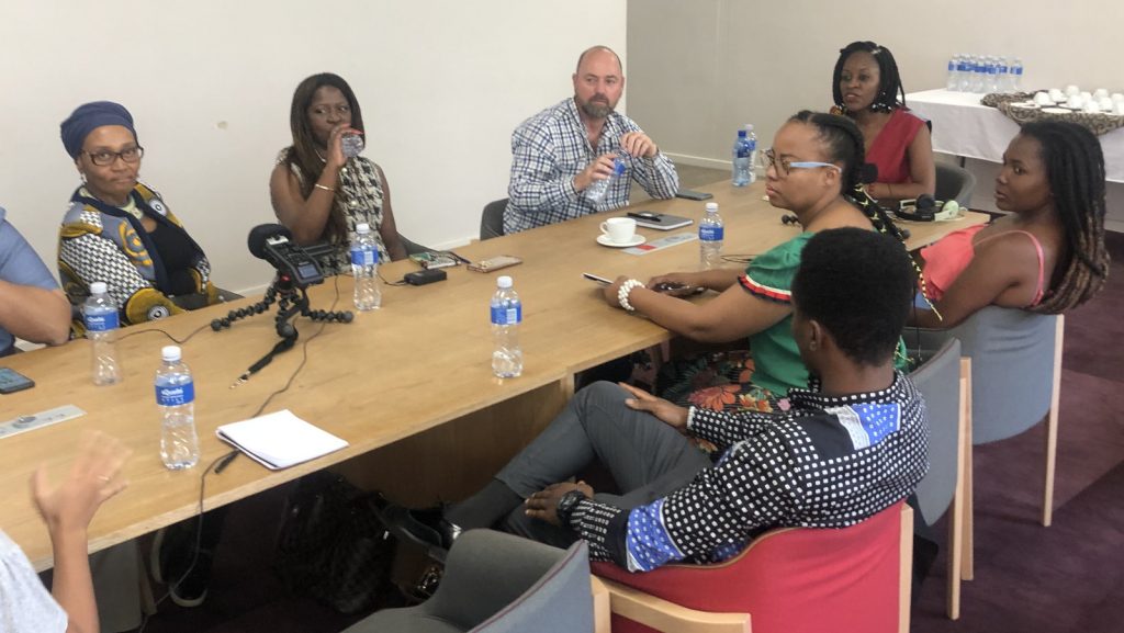 Featured image: Participants at the round-table that was held at the African Leadership Academy campus in Johannesburg during the Anzisha Prize Forum in October.