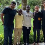 Featured image: Bit Sika founder and CEO Atsu Davoh (middle), Bit Sika head of growth Samuel Boahen (second from left) with Twitter co-founder and CEO Jack Dorsey (second from right) together with members of Twitter's team (Opentraction)