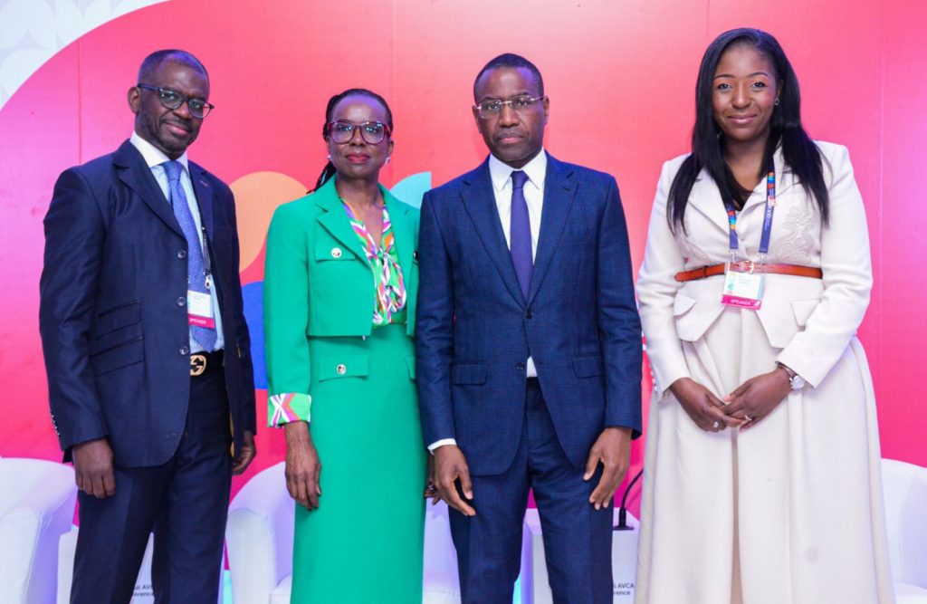 Papa Madiaw Ndiaye of AFIG Funds, Tokunboh Ishmael of Alitheia Capital, Senegalese minister Amadou Hott of Senegal, and Abi Mustapha-Maduakor of the African Private Equity and Venture Capital Association (AVCA). Photo: Supplied/Ventureburn