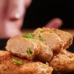 Mogale Meat’s cultivated chicken breast is the first prototype showcased by the South African cellular food-tech company. Photo: Supplied/Ventureburn