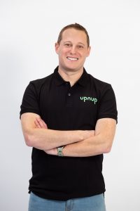 Justin Asher is the head of strategy and marketing at upnup. Photo: Supplied/Ventureburn