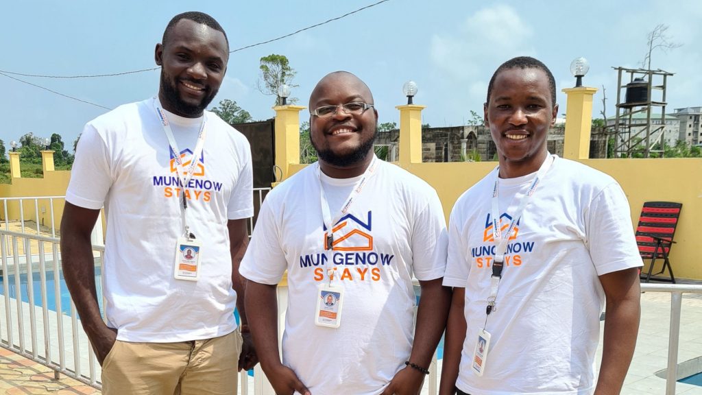 The Mungenow Technologies team are hopeful that their new guest house booking platform will help to build confidence in Cameroon, leading to return visitors. Photo: Supplied/Ventureburn