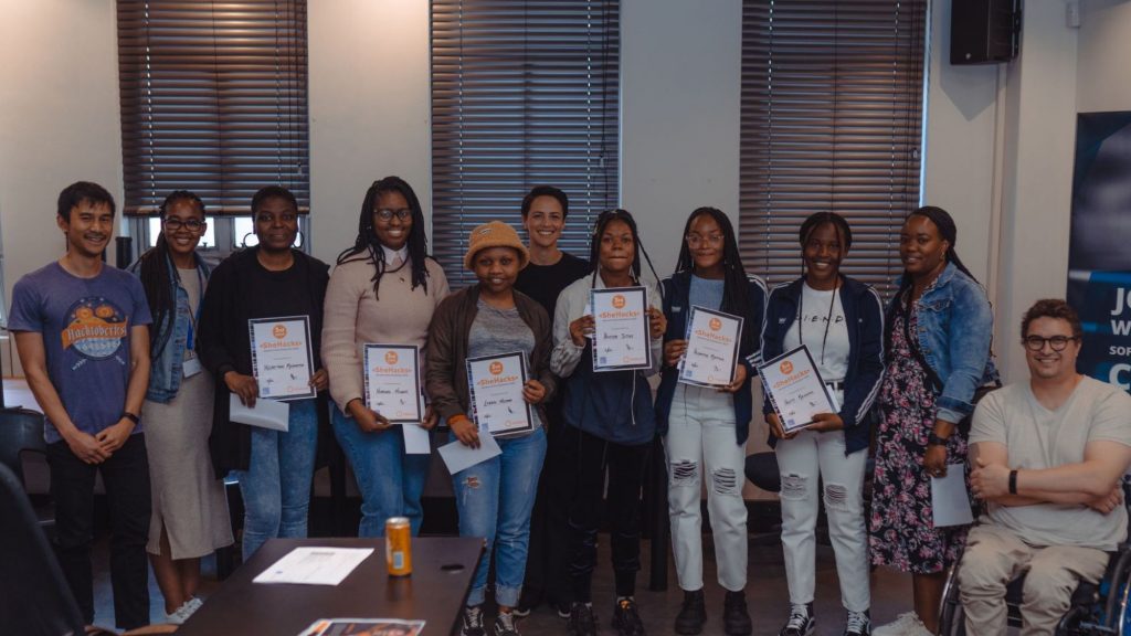 Mukuru, a fintech operating in Southern Africa, identified some of its bursary recipients to participate in the hackathon along with students from WeThinkCode, a software development training academy. Photo: Supplied/Ventureburn