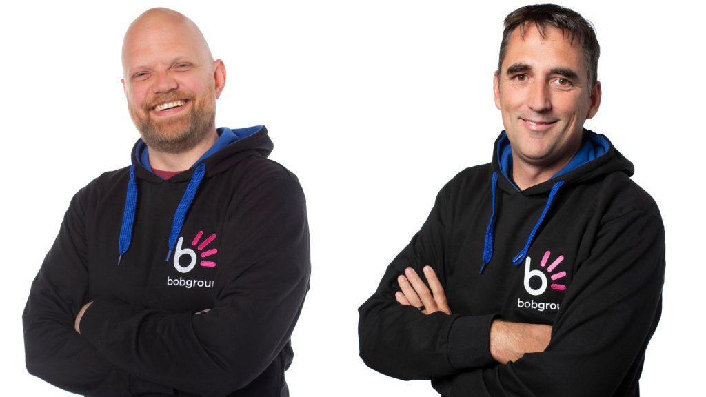 bidorbuy chief executive Craig Lubbe and uAfrica co-founder Andy Higgins have joined forces to establish the Bob Group. Photos: Supplied/Ventureburn