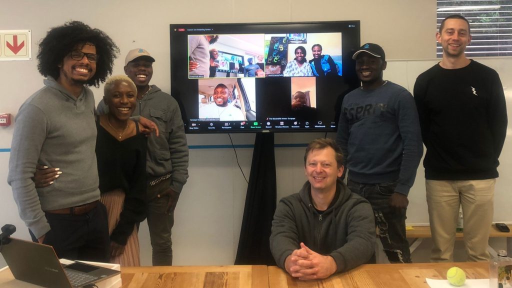 The third cohort of OceanHub Africa participated in a hybrid bootcamp in September with a focus on capacity building, peer learning and bonding. Photo: Supplied/Ventureburn