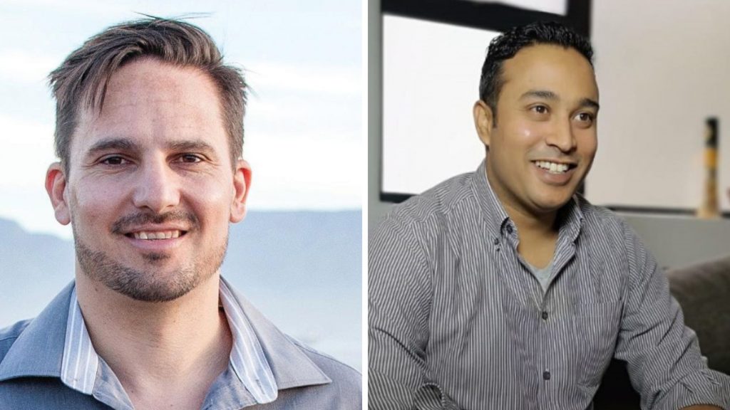 3D-gamified business processes: Elmen Lamprecht and Yakeen Sadiq, the futurist developers and founders of a South Africa-founded start-up called 3 Degrees Tech (3DT). Photos: Supplied/Ventureburn
