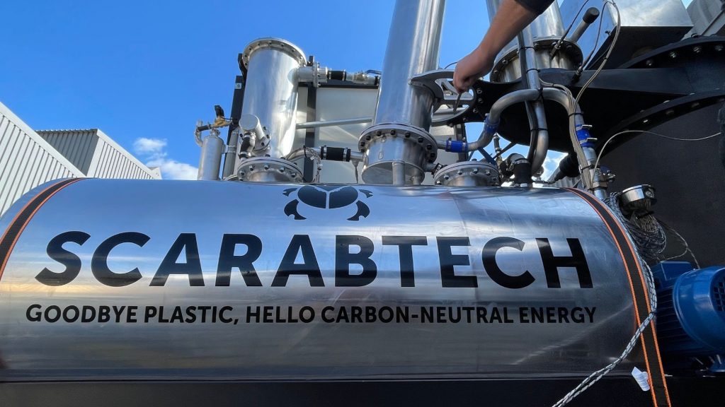 Founded in 2018, ScarabTech specialises in the production of small-scale and highly efficient plastic-to-energy units called “Beetles”. Photo: Supplied/Ventureburn
