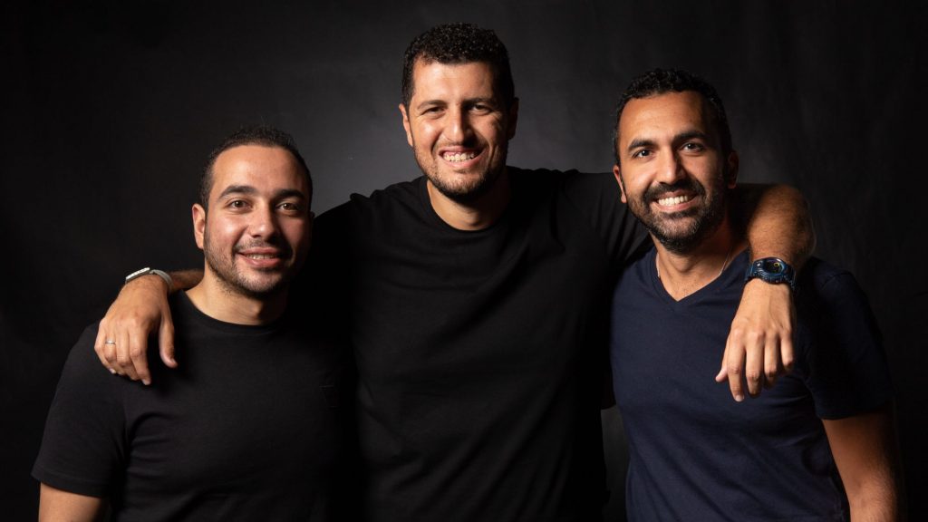 Gohar Said, Karim Selima, and Ahmed ElMahdy, the co-founders of Suplyd, an Egypt-based start-up that digitises supply chain operations for the MENA region. Photo: Supplied/Ventureburn