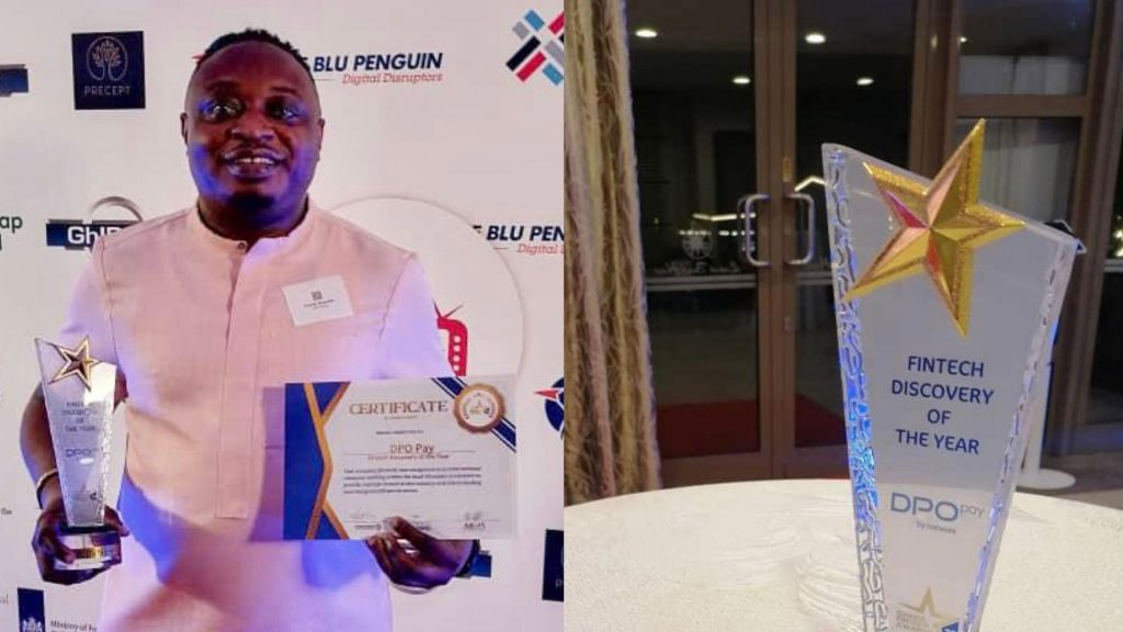 DPO Pay country manager for Ghana, Frank Anwelle, said: “We are very proud and humbled to receive the Fintech Discovery of the Year Award.” Photo: Supplied/Ventureburn