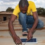To date, renewable energy generated by Yellow's solar home systems has avoided approximately 442 671 metric tonnes of CO2 equivalent by replacing kerosene lanterns and diesel generators. Photo: Supplied/Ventureburn