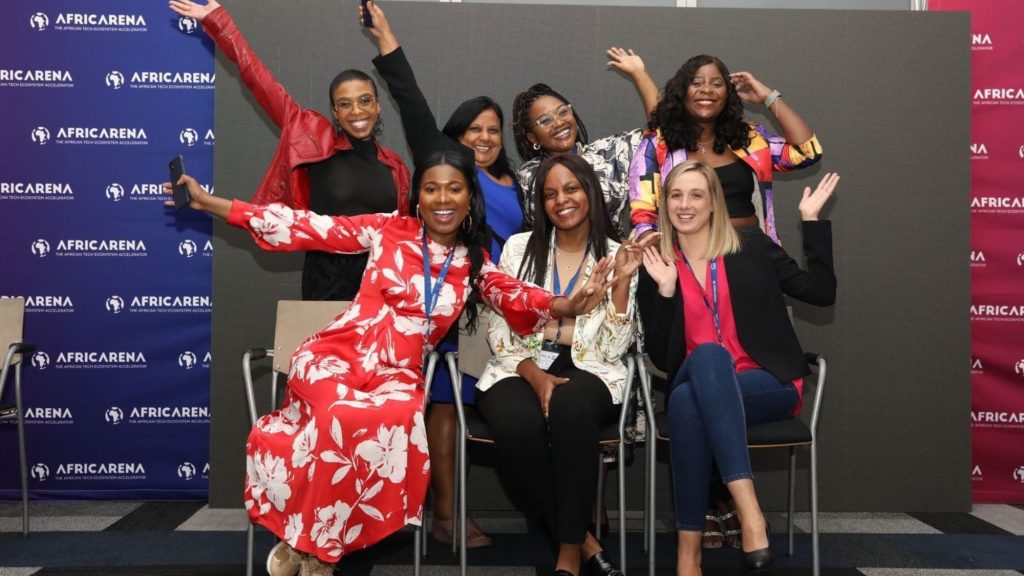 Fem-Tech Startup Innovation Challenge: Tiffany Johnson, global business development manager at AWS Startups, led a panel discussion about scaling fem-tech in Southern Africa at AfricArena’s Johannesburg summit. Her panelists included Nonceba Qabazi Xongani Mboweni, Jocelyn Nyaguse, Estelle Lubbe, and Dr Anitha Ramsuran. Photo: LinkedIn