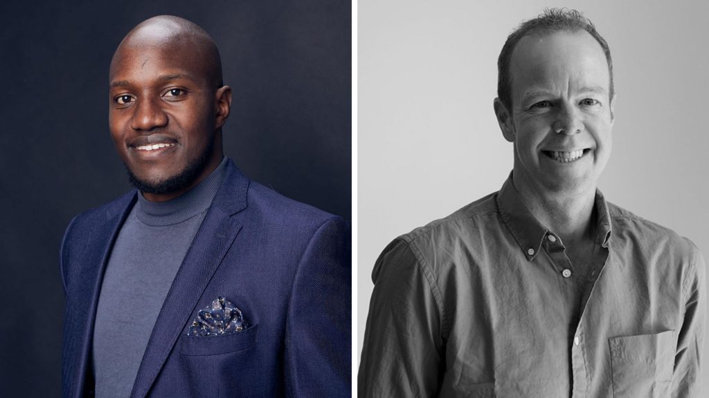 Pictured from the left are Melvyn Lubega, an African unicorn founder turned venture capitalist, and Nick Allen, the managing partner at Savant Venture Fund. Photos: Supplied/Ventureburn