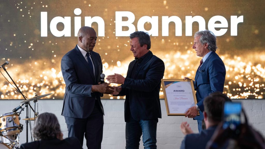 Iain Banner, an entrepreneur and leader in the green mobility space, was presented with the Cape Town Impact Award. Photo: Supplied