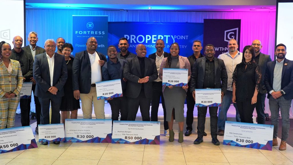 Fortress Real Estate Investments and Growthpoint Properties have successfully graduated 14 small and growing businesses in Kwazulu-Natal through an enterprise development programme, Property Point. Photo: Supplied