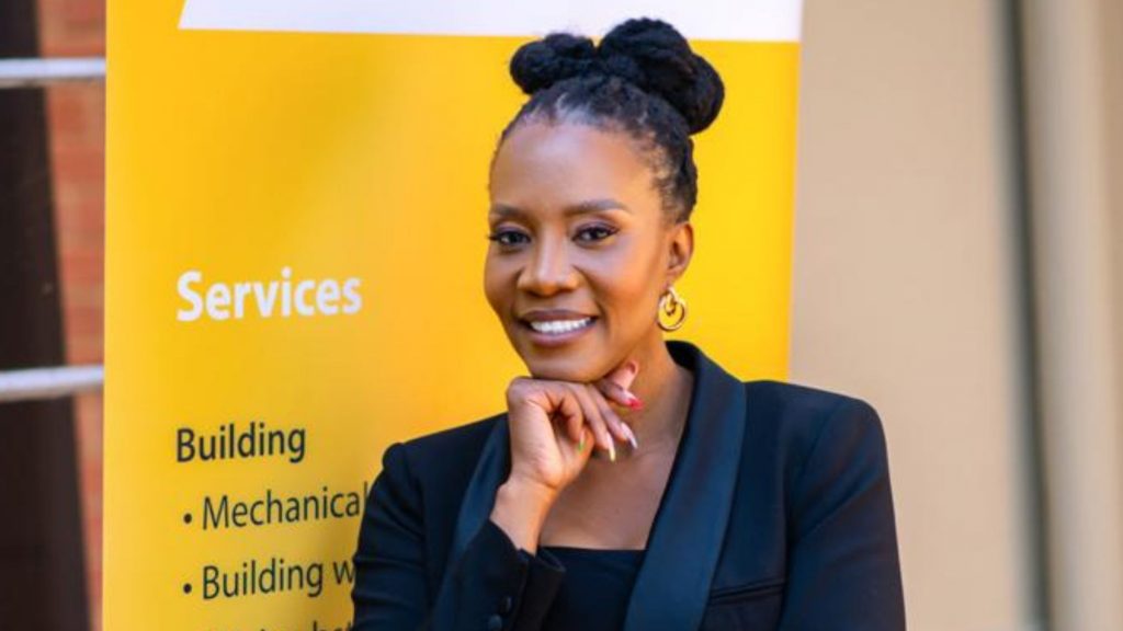 Leading the charge: Tebogo Moloi, founder and driving force behind Oakantswe Construction and Projects, is revolutionising the industry with her visionary leadership and unwavering determination. Photo: Supplied