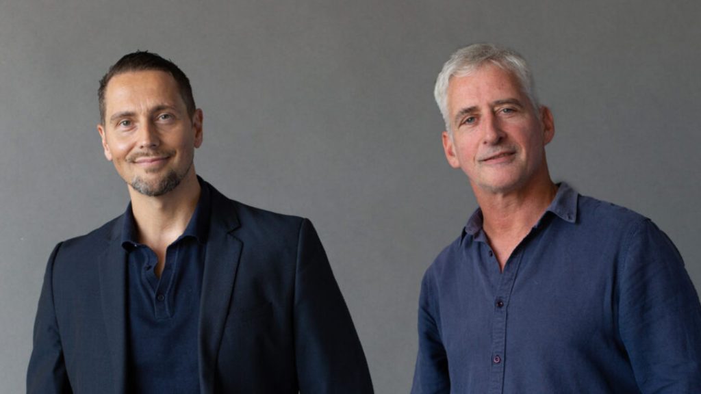 Omnisient co-founders Anton Grutzmacher (CRO) and Jon Jacobson (CEO) lead the charge in fostering financial inclusion. Photo: Supplied