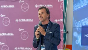 Christophe Viarnaud, visionary CEO and founder of AfricArena, paving the way for African innovation at the AfricArena Nairobi Summit. Photo: AfricArena