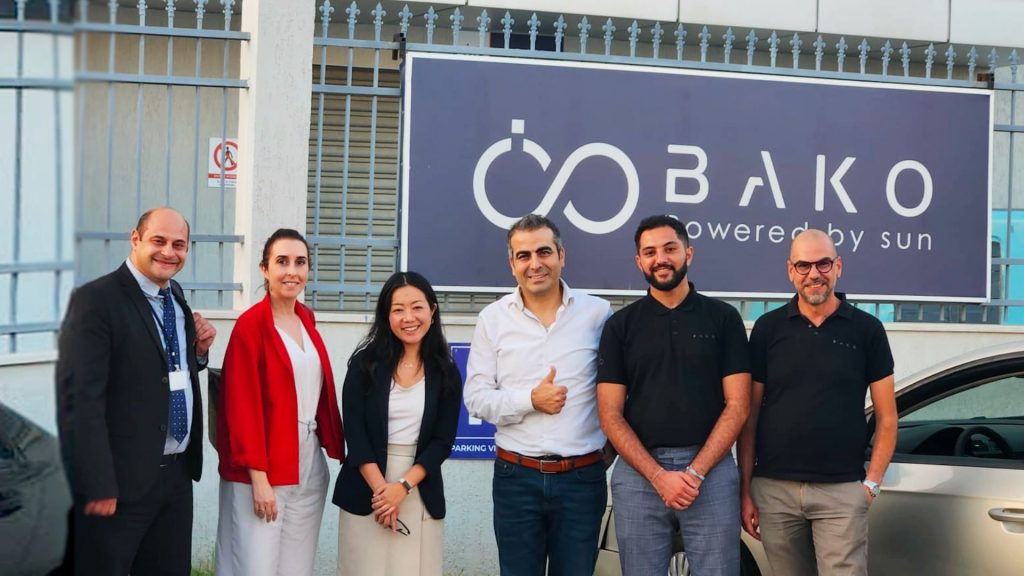 Bako Motors CEO, Boubaker Siala, and his team proudly presents the company’s cutting-edge solar vehicles, leading the charge in revolutionising urban mobility and environmental consciousness. Photo: Supplied